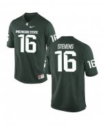 Men's Michigan State Spartans NCAA #16 Joe Stevens Green Authentic Nike Stitched College Football Jersey QP32O11YZ
